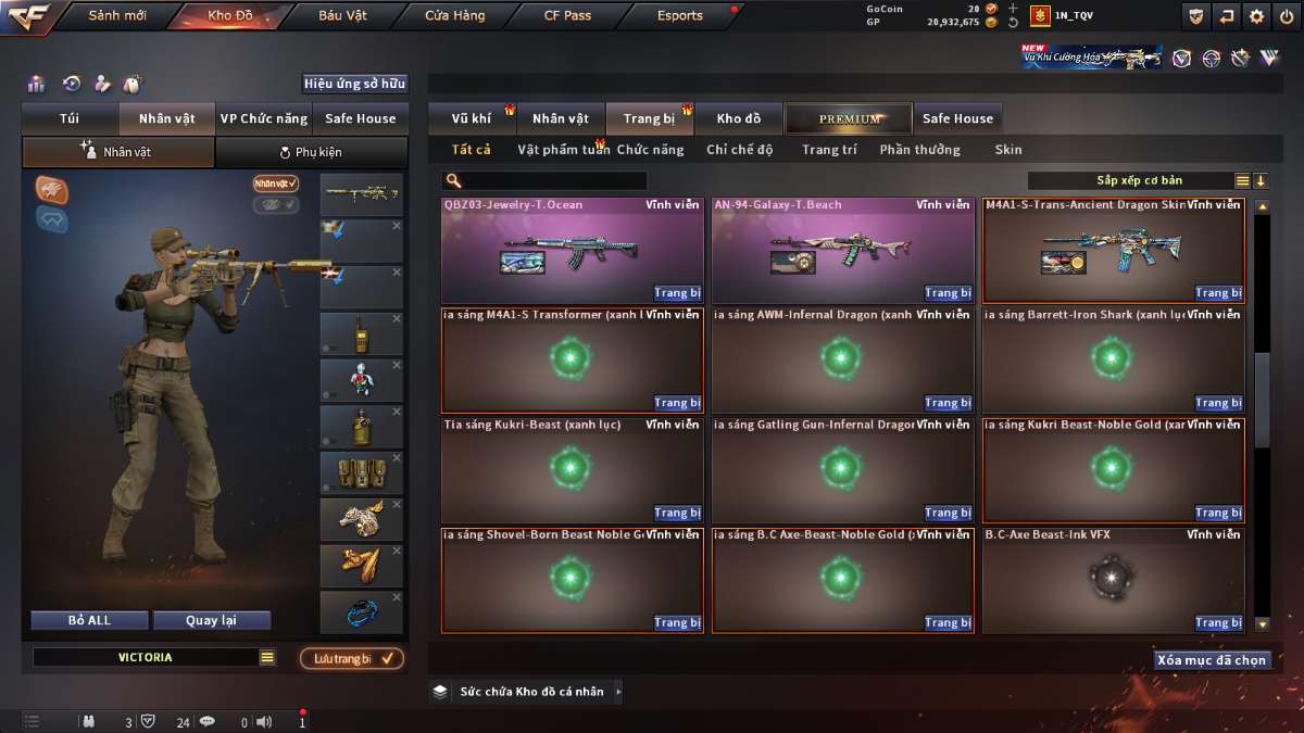 shop acc cf uy tin gia re